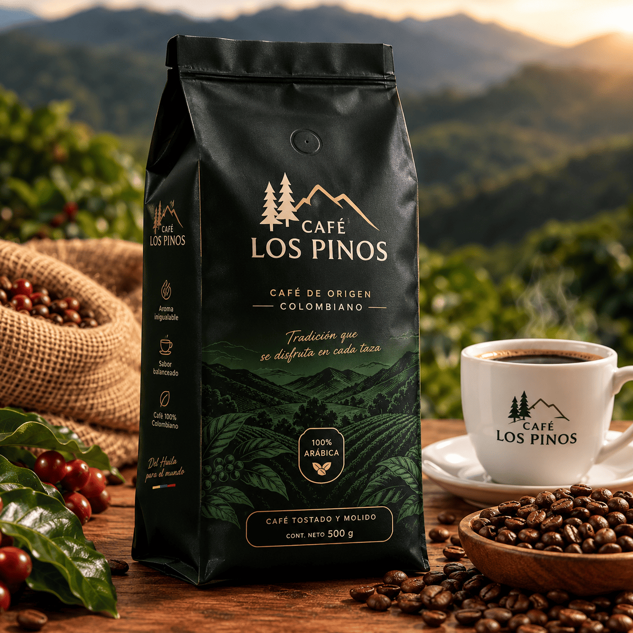 Café Café los pinos 500gr Los Pinos, 500 g